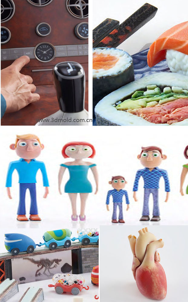 全彩色3d打印模型 全彩色3d打印